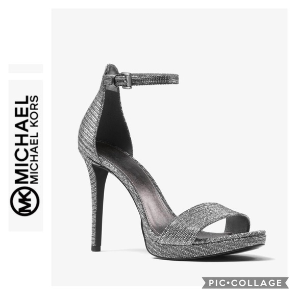 MICHAEL Michael Kors Shoes - 🆕 MICHAEL KORS Hutton Sandal Glitter Chain Mesh